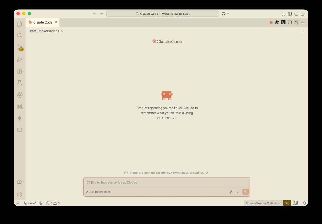 VS Code receiving voice input from Relay